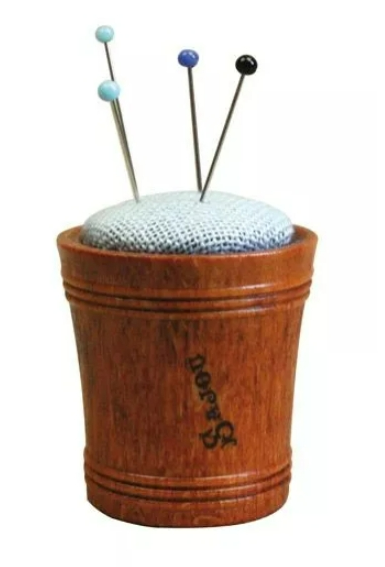 Wooden pin cushion - Click Image to Close